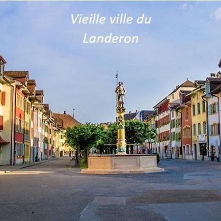 Chambre Lumineuse Dans Une Grande Villa Le Landeron Экстерьер фото