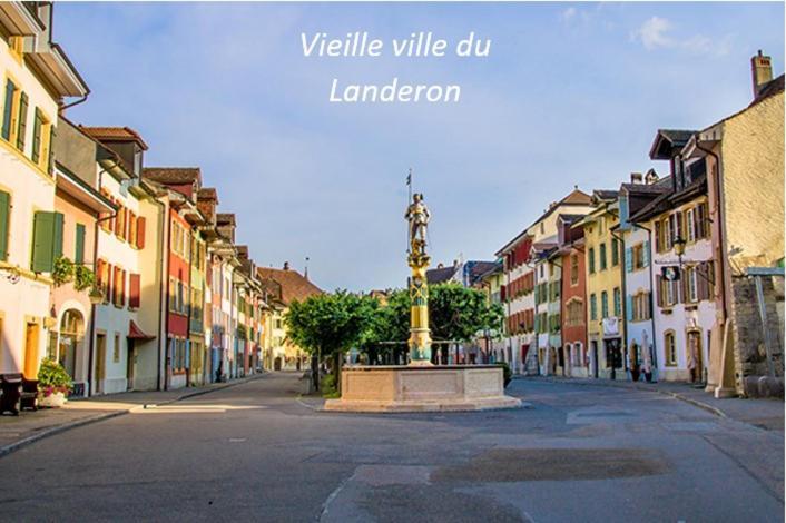 Chambre Lumineuse Dans Une Grande Villa Le Landeron Экстерьер фото